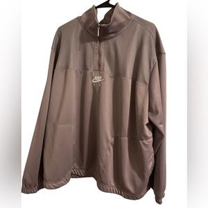 New Womens Nike Air 1/2 Zip Pullover Shirt Mesh Plus Size 3X